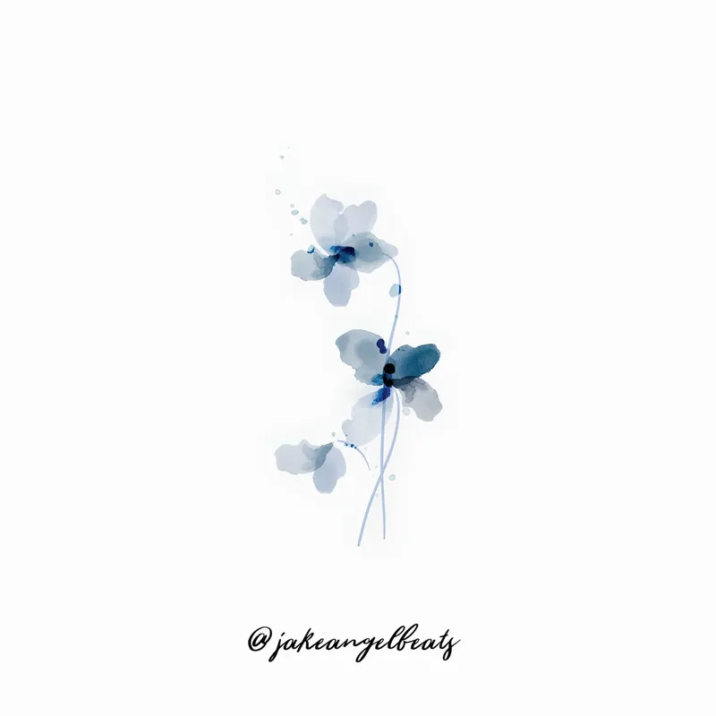 Blue artwork